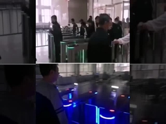 RFID Okuyucu ile Yaya Salıncak Bariyeri Turnike SUS304 Paslanmaz Çelik