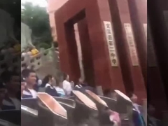 Yarı Otomatik Kapaklı Bariyer Turnikesi Tren İstasyonu Handikap Turnikesi