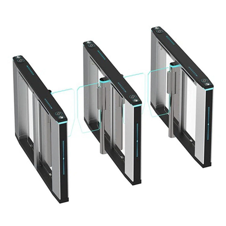 SUS304 İnce Hızlı Kapı Turnike Giriş Sistemi Buzzer Alarmlı 40p/m-60p/m