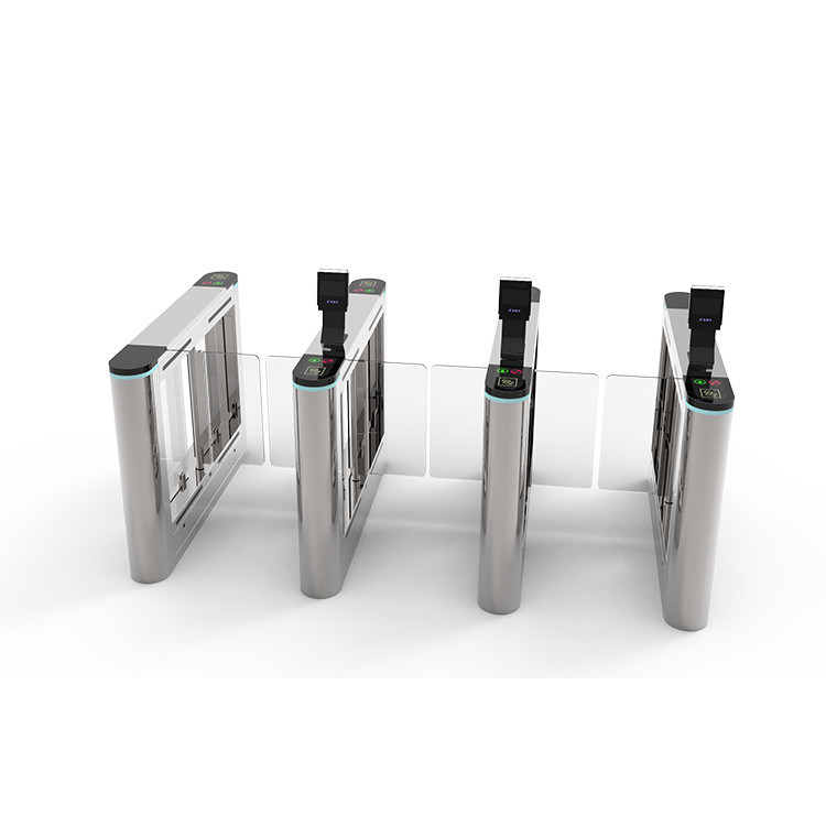 Biyometrik Erişim Kontrol Sistemi İçin Açık Kapalı Yarım Boy Turnike Güvenlik Kapıları